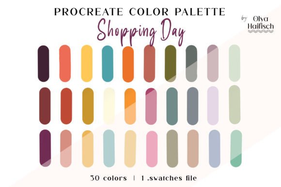 Bright Colorful Procreate Color Palette: Your Go-To for Vibrant Designs