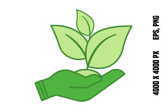 Ecology Color Icon: Your Go-To Vector for Eco-Branding