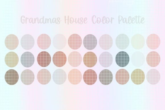 Grandmas House Procreate Color Palette: Your Shortcut to Cozy, Authentic Design