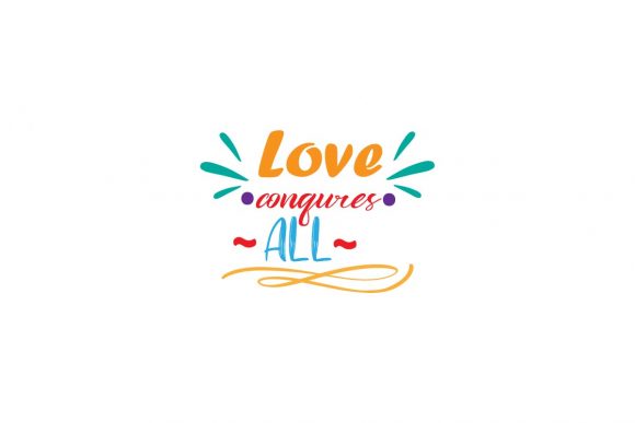 Love Conquers All-Quotes: A Font for Bold, Colorful Messages