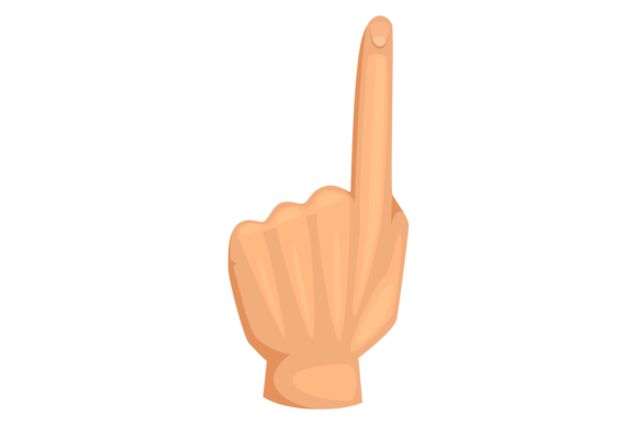 Pointing Up Finger Color Icon: Your Go-To for Instant Attention