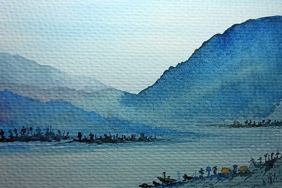 The Artistic Flow of Watercolour Painting in Modern Design