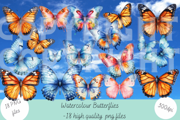 Watercolour Butterflies: Elevate Your Designs with Artistry